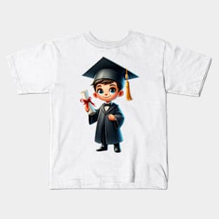 Cute Boy Graduation Kids T-Shirt